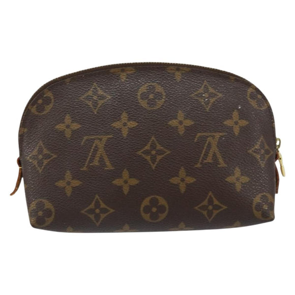 LOUIS VUITTON Monogram Pochette Cosmetic PM Cosmetic Pouch M47515 LV Auth BA8090