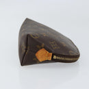 LOUIS VUITTON Monogram Pochette Cosmetic PM Cosmetic Pouch M47515 LV Auth BA8090-3