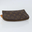 LOUIS VUITTON Monogram Pochette Cosmetic PM Cosmetic Pouch M47515 LV Auth BA8090-5