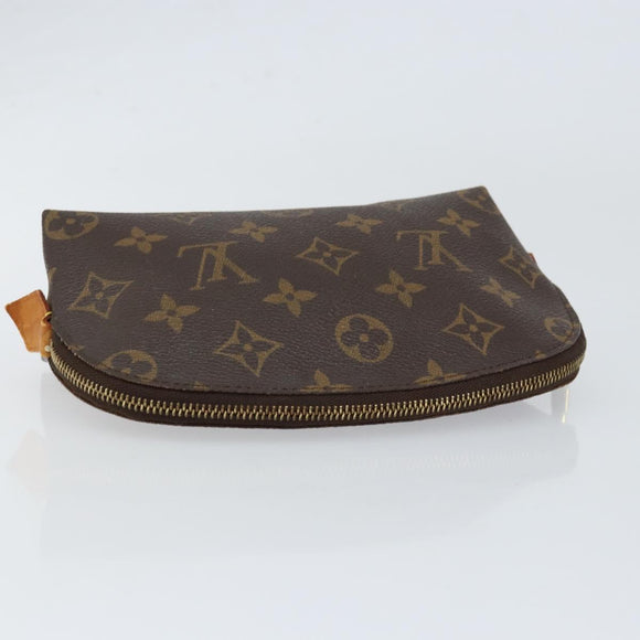 LOUIS VUITTON Monogram Pochette Cosmetic PM Cosmetic Pouch M47515 LV Auth BA8090