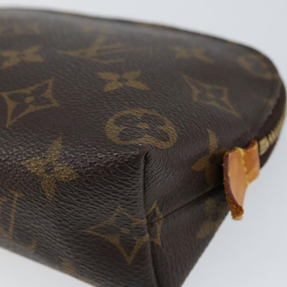 LOUIS VUITTON Monogram Pochette Cosmetic PM Cosmetic Pouch M47515 LV Auth BA8090