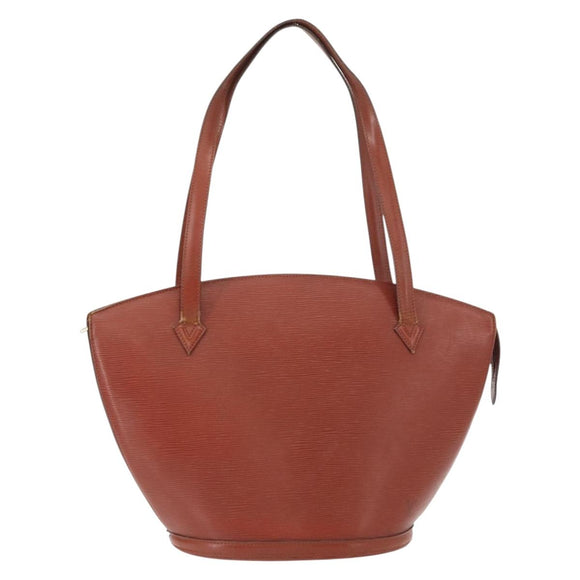 LOUIS VUITTON Epi Saint Jacques Shopping Bag Brown M52263 LV Auth BA8091