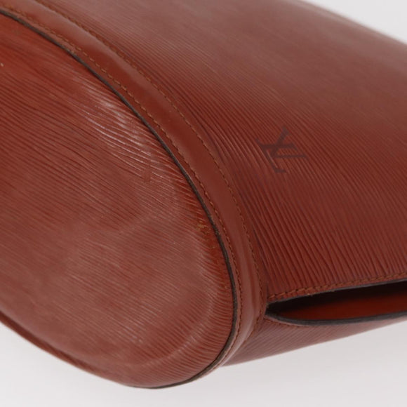 LOUIS VUITTON Epi Saint Jacques Shopping Bag Brown M52263 LV Auth BA8091