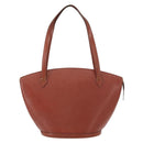 LOUIS VUITTON Epi Saint Jacques Shopping Bag Brown M52263 LV Auth BA8091-13