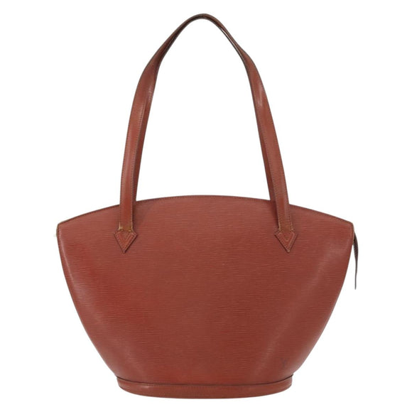 LOUIS VUITTON Epi Saint Jacques Shopping Bag Brown M52263 LV Auth BA8091