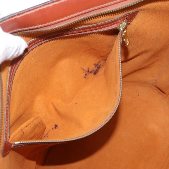 LOUIS VUITTON Epi Saint Jacques Shopping Bag Brown M52263 LV Auth BA8091