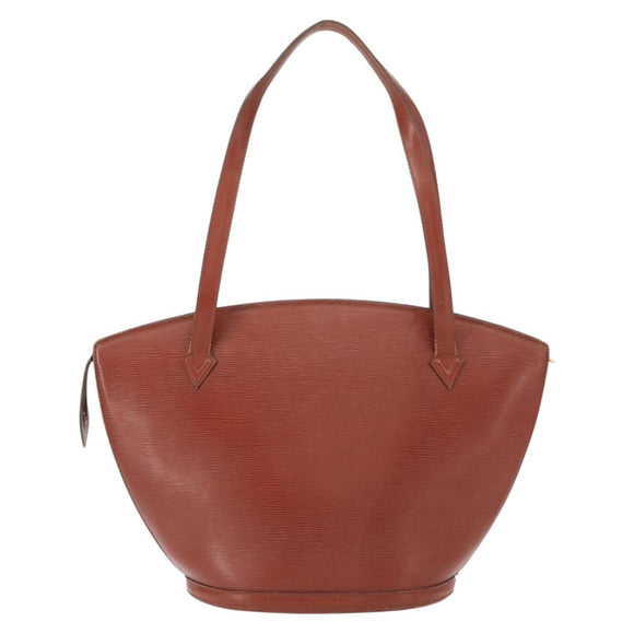 LOUIS VUITTON Epi Saint Jacques Shopping Bag Brown M52263 LV Auth BA8091