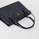 CELINE Givenchy Hand Bag Leather 2 Set Navy Green Auth BA8093-5