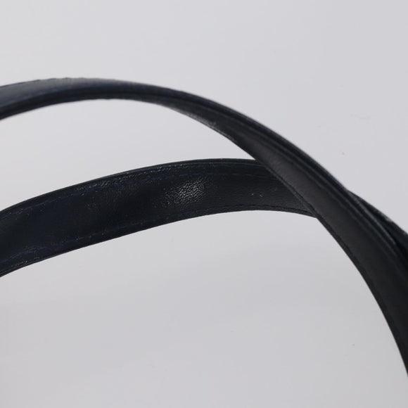 CELINE Givenchy Hand Bag Leather 2 Set Navy Green Auth BA8093