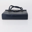 CELINE Givenchy Hand Bag Leather 2 Set Navy Green Auth BA8093-7