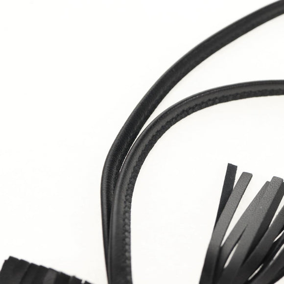 HERMES Rodeo PM Charm Leather Black Auth BA8096M