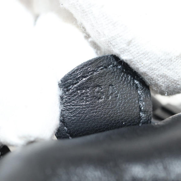 HERMES Rodeo PM Charm Leather Black Auth BA8096M