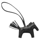 HERMES Rodeo PM Charm Leder Schwarz Auth BA8096M-13