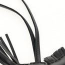 HERMES Rodeo PM Charm Leather Black Auth BA8096M-6