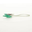 HERMES Rodeo PM Charm Leather Green Brown Auth BA8097M-16