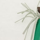 HERMES Rodeo PM Charm Leather Green Brown Auth BA8097M-6