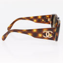 CHANEL Sunglasses plastic Brown CC Auth BA8098-6