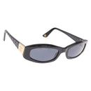 CHANEL Sunglasses plastic Black CC Auth BA8099-1