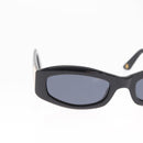 CHANEL Sunglasses plastic Black CC Auth BA8099-4