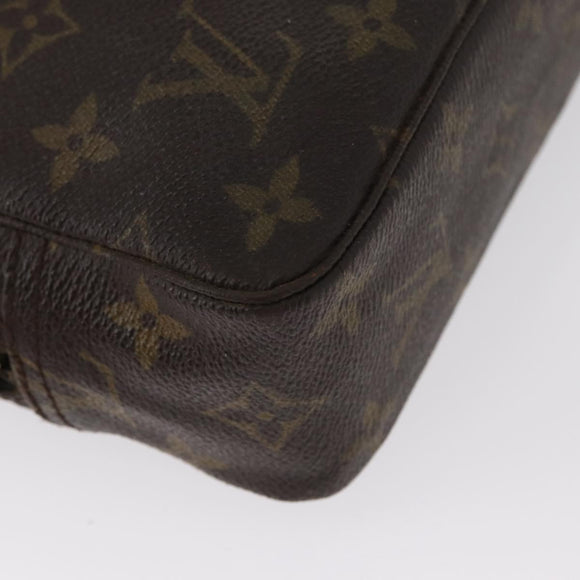 LOUIS VUITTON Monogram Trousse Toilette 23 Clutch Bag M47524 LV Auth BA8100