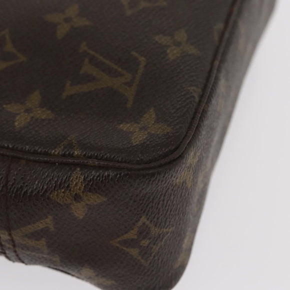 LOUIS VUITTON Monogram Trousse Toilette 23 Clutch Bag M47524 LV Auth BA8100