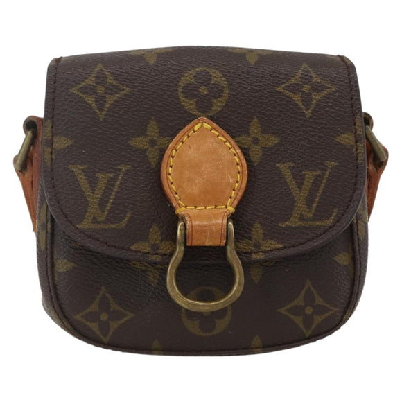 LOUIS VUITTON Monogram Bebe Monogram Saint Cloud Bag M51245 LV Auth BA8103
