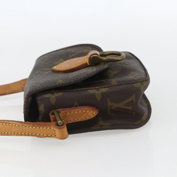 LOUIS VUITTON Monogram Bebe Monogram Saint Cloud Bag M51245 LV Auth BA8103