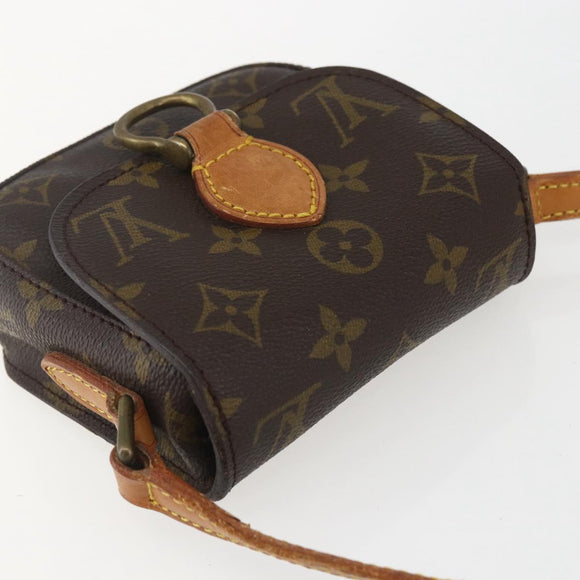 LOUIS VUITTON Monogram Bebe Monogram Saint Cloud Bag M51245 LV Auth BA8103