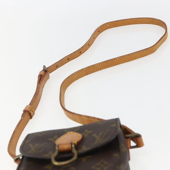 LOUIS VUITTON Monogram Bebe Monogram Saint Cloud Bag M51245 LV Auth BA8103