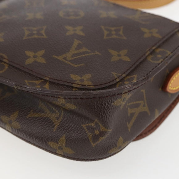 LOUIS VUITTON Monogram Saint Cloud PM Shoulder Bag M51244 LV Auth BA8104
