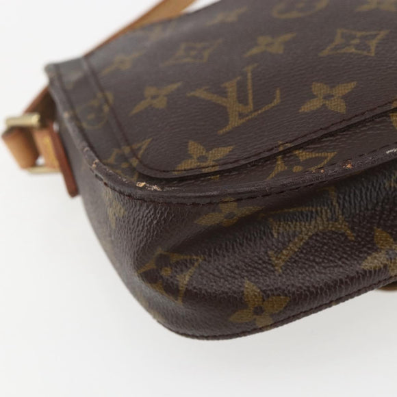 LOUIS VUITTON Monogram Saint Cloud PM Shoulder Bag M51244 LV Auth BA8104