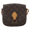 LOUIS VUITTON Monogram Saint Cloud PM Shoulder Bag M51244 LV Auth BA8104-2