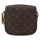 LOUIS VUITTON Monogram Saint Cloud PM Shoulder Bag M51244 LV Auth BA8104-3