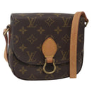 LOUIS VUITTON Monogram Saint Cloud PM Shoulder Bag M51244 LV Auth BA8106-1