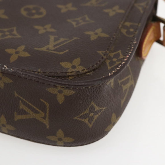 LOUIS VUITTON Monogram Saint Cloud PM Shoulder Bag M51244 LV Auth BA8106