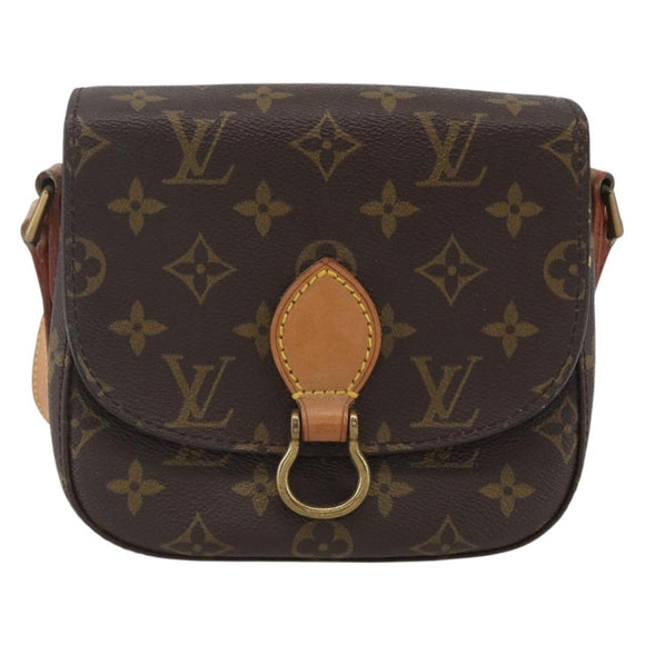 LOUIS VUITTON Monogram Saint Cloud PM Shoulder Bag M51244 LV Auth BA8106