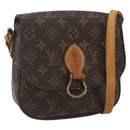 LOUIS VUITTON Monogram Saint Cloud MM Shoulder Bag M51243 LV Auth BA8107-1