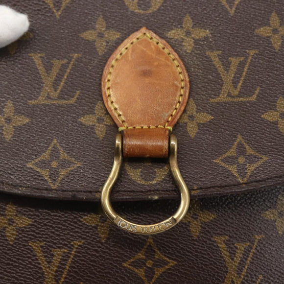 LOUIS VUITTON Monogram Saint Cloud MM Shoulder Bag M51243 LV Auth BA8107