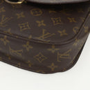 LOUIS VUITTON Monogram Saint Cloud GM Shoulder Bag M51242 LV Auth BA8108-15