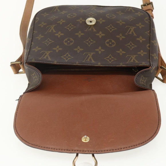 LOUIS VUITTON Monogram Saint Cloud GM Shoulder Bag M51242 LV Auth BA8108