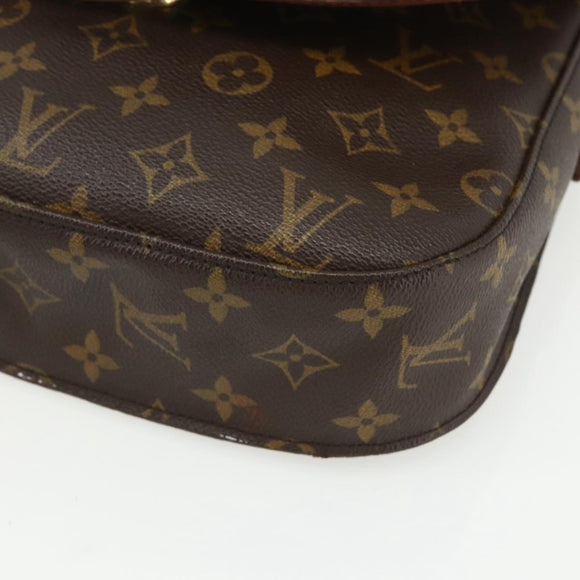 LOUIS VUITTON Monogram Saint Cloud GM Shoulder Bag M51242 LV Auth BA8110