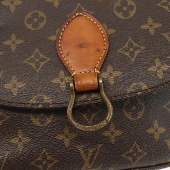 LOUIS VUITTON Monogram Saint Cloud GM Shoulder Bag M51242 LV Auth BA8110