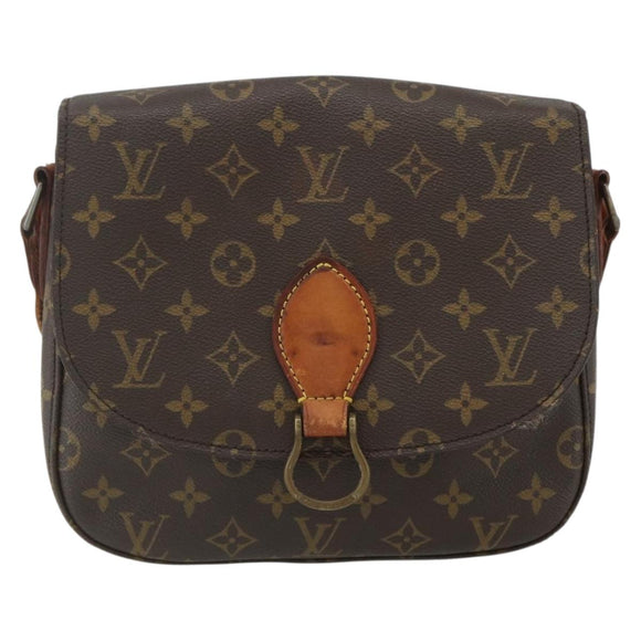 LOUIS VUITTON Monogram Saint Cloud GM Shoulder Bag M51242 LV Auth BA8110
