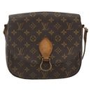 LOUIS VUITTON Monogram Saint Cloud GM Shoulder Bag M51242 LV Auth BA8111-13