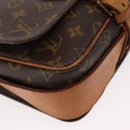 LOUIS VUITTON Monogram Cartouchiere MM Shoulder Bag M51253 LV Auth BA8112-11