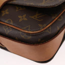 LOUIS VUITTON Monogram Cartouchiere MM Shoulder Bag M51253 LV Auth BA8112-12