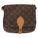 LOUIS VUITTON Monogram Cartouchiere MM Shoulder Bag M51253 LV Auth BA8112-2