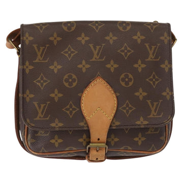 LOUIS VUITTON Monogram Cartouchiere MM Shoulder Bag M51253 LV Auth BA8112 - 0