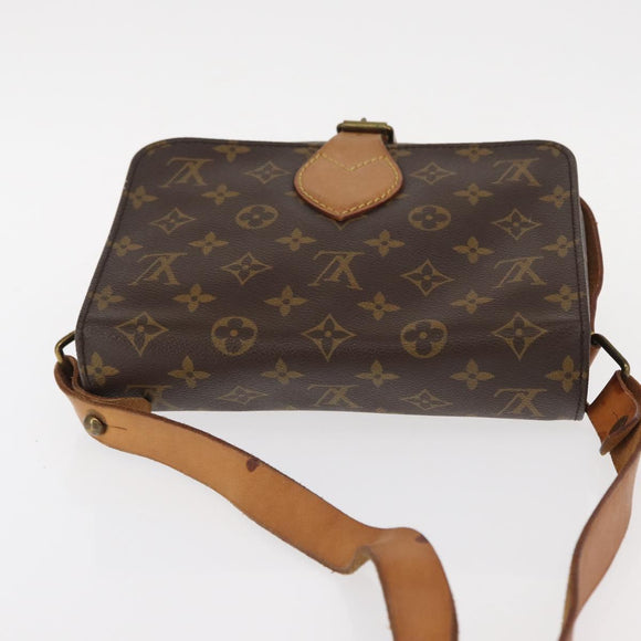 LOUIS VUITTON Monogram Cartouchiere MM Shoulder Bag M51253 LV Auth BA8112