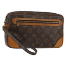 LOUIS VUITTON Monogram Marly Dragonne GM Clutch Bag M51825 LV Auth BA8115-1